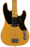 Nash PB52 Bass Guitar, Butterscotch Blonde, Light Aging