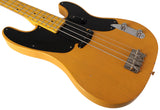 Nash PB52 Bass Guitar, Butterscotch Blonde, Light Aging - Humbucker Music