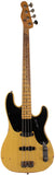 Nash PB52 Bass Guitar, Butterscotch Blonde, Reverse Headstock, JB Pickups, Stacked Knobs