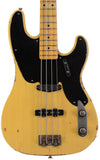 Nash PB52 Bass Guitar, Butterscotch Blonde, Reverse Headstock, JB Pickups, Stacked Knobs