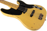 Nash PB52 Bass Guitar, Butterscotch Blonde, Reverse Headstock, JB Pickups, Stacked Knobs