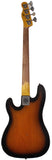 Nash PB52 Bass Guitar, Two Tone Burst, Light Aging - Humbucker Music