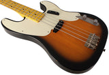 Nash PB52 Bass Guitar, Two Tone Burst, Light Aging - Humbucker Music