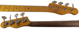 Nash PB55 Bass Guitar, Alder, Black, Light Aging