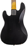 Nash PB55 Bass Guitar, Ash, Black, Light Aging