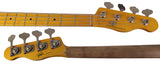 Nash PB55 Bass Guitar, Sonic Blue, Light Aging
