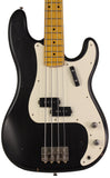 Nash PB57 Bass Guitar, Black, Light Aging - Humbucker Music
