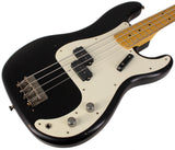 Nash PB57 Bass Guitar, Black, Light Aging