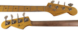 Nash PB57 Bass Guitar, Black, Light Aging