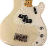 Nash PB57 Bass Guitar, Mary Kaye White, Light Aging