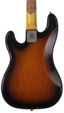 Nash PB57 Bass Guitar, 2-Tone Sunburst, Gold Anodized Pickguard