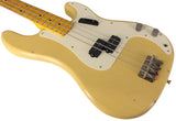 Nash PB57 Bass Guitar, Cream, Light Aging