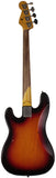 Nash PB57 Bass Guitar, 3-Tone Sunburst w/ Gold Anodized Pickguard