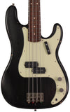 Nash PB63 Bass Guitar, Black, Light Aging
