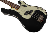 Nash PB63 Bass Guitar, Black, Light Aging