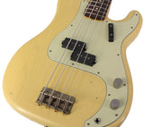 Nash PB63 Bass Guitar, Cream, Light Aging