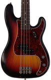 Nash PB63 Bass Guitar, 3-Tone Sunburst, Tortoise Shell, Light Aging - Humbucker Music