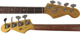 Nash PB63 Bass Guitar, 3-Tone Sunburst, Tortoise Shell, Light Aging - Humbucker Music