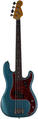 Nash PB63 Bass Guitar, Ocean Turquoise Metallic, Light Aging