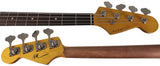 Nash PB63 Bass Guitar, Ocean Turquoise Metallic, Light Aging - Humbucker Music