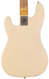 Nash PB63 Bass Guitar, Olympic White, Light Aging