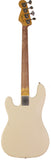 Nash PB63 Bass Guitar, Olympic White, Light Aging