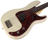 Nash PB63 Bass Guitar, Olympic White, Light Aging - Humbucker Music