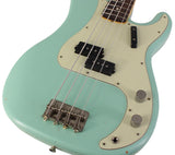 Nash PB63 Bass Guitar, Surf Green, Light Aging