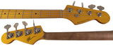 Nash PB57 Bass Guitar, 3-Tone Sunburst, Gold Anodized PG, Light Aging