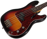 Nash PB63 Bass Guitar, 3-Tone Sunburst, Tortoise Shell, Light Aging