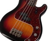Nash PB63 Bass Guitar, 3-Tone Sunburst, Tortoise Shell, Light Aging
