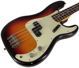 Nash PB63 Bass Guitar, 3-Tone Sunburst, Light Aging - Humbucker Music