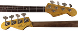 Nash PB63 Bass Guitar, 3-Tone Sunburst, Light Aging - Humbucker Music