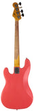 Nash PB63 Bass Guitar, Fiesta Red, Light Aging