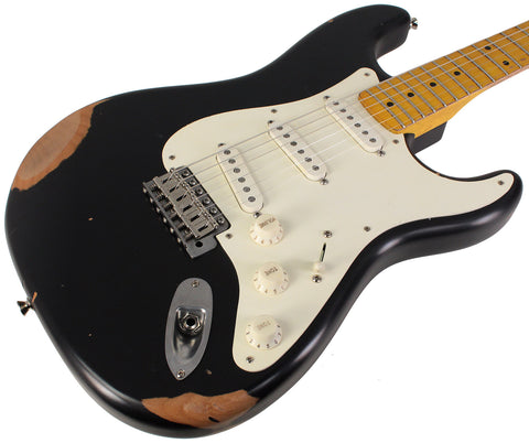 Nash S57 Guitar, Black, Medium Aging