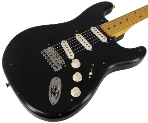 Nash S57 Guitar, Black, Gilmour Vibe, Light Aging