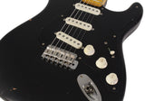 Nash S57 Guitar, Black, Gilmour Vibe, Light Aging