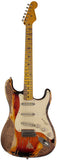 Nash S57 Guitar, 3-Tone Burst, Extra Heavy Relic