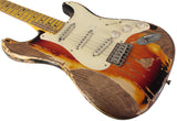 Nash S57 Guitar, 3-Tone Burst, Extra Heavy Relic