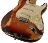 Nash S57 Guitar, 3-Tone Burst, Extra Heavy Relic