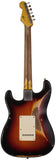 Nash S57 Guitar, 3-Tone Sunburst, Heavy Aging