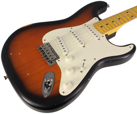 Nash S57 Guitar, 2-Tone Burst, Light Aging - Humbucker Music