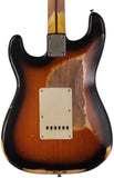Nash S57 Guitar, 2-Tone Burst, Heavy Aging
