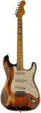 Nash S57 Guitar, 2-Tone Burst, Extra Heavy Aging