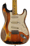 Nash S57 Guitar, 2-Tone Burst, Extra Heavy Aging