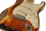 Nash S57 Guitar, 2-Tone Burst, Extra Heavy Aging