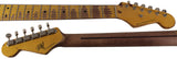 Nash S57 Guitar, 2-Tone Burst, Extra Heavy Aging, Gold Anodized Pickguard - Humbucker Music