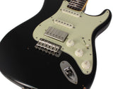 Nash S63 Guitar, Black, HSS, Light Aging