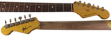Nash S63 Guitar, HSS, Black over 3 Tone Sunburst, Heavy Aging