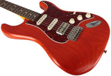 Nash S63 Guitar, Gretsch Orange, HSS, Lollartron, Light Aging